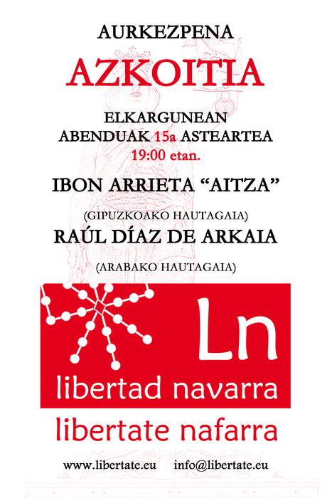 Libertate Nafarra alderdiaren aurkezpena