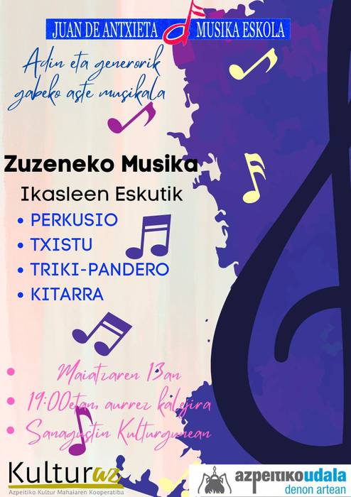Adin eta generorik gabeko aste musikaleko emanaldia