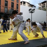 Judo eskolakoen erakustaldia