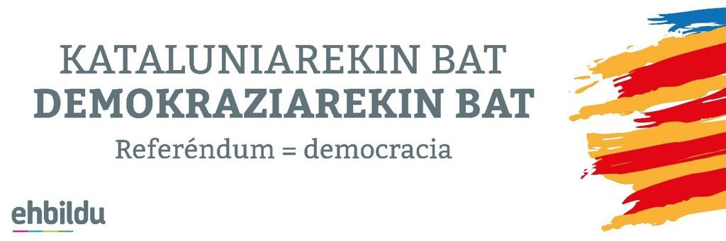 Kontzentrazioa egingo dugu 19:00etan, Kataluniako gertakariak salatzeko