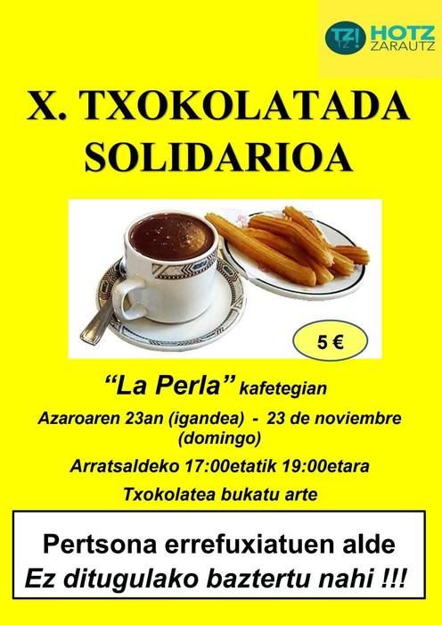 X. Txokolatada Solidarioa