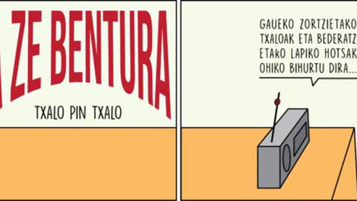 Txalo zaparradak eta lapiko jotzeak, gaurko zintan