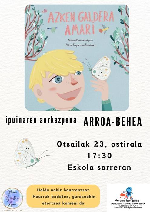 'Azken galdera amari' ipuinaren aurkezpena