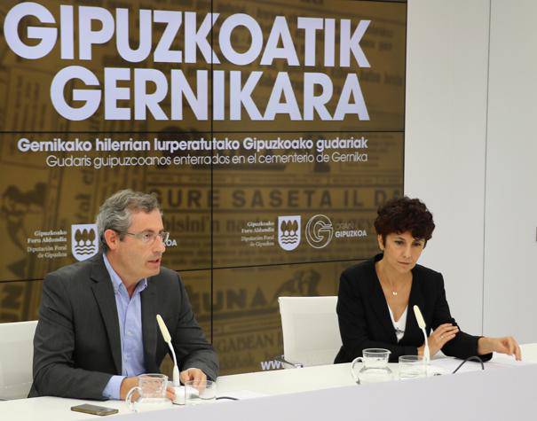 Eskualdeko hamazortzi gudari omenduko dituzte Gipuzkoatik Gernikara ekimenean