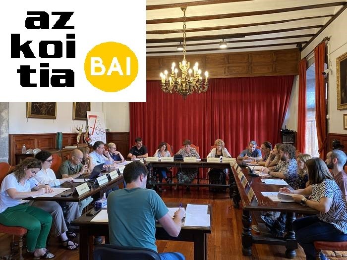 Azkoitia Baik ekaineko ohiko udalbatzarrean esandakoak eta bozkatutakoak