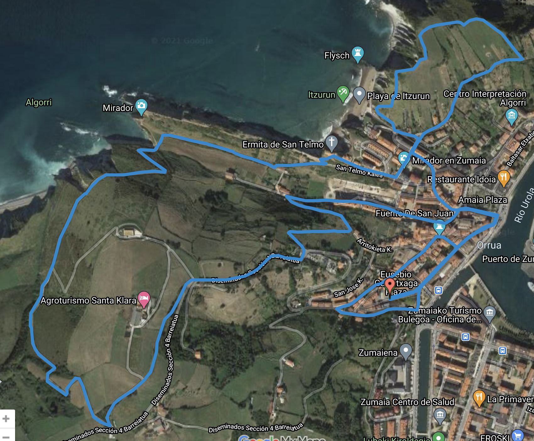 Zumaia Sasoian: Flysch Traileko ibilbide motza oinez egiteko