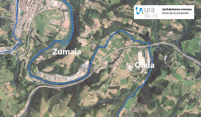 Oikiako hondakin urak biltzeko proiektua jendaurrean jarri du URA agentziak