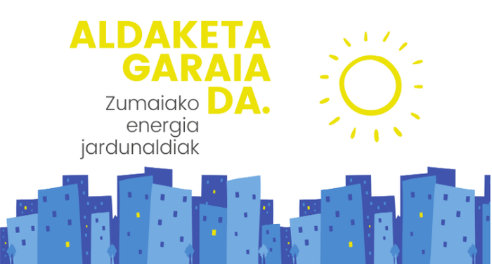 Energia trantsizioari buruzko jardunaldiak antolatu ditu Zumaiako Udalak