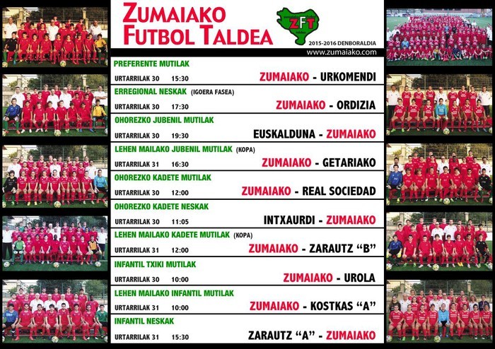PARTIDOAK URTARRILAK 30-31