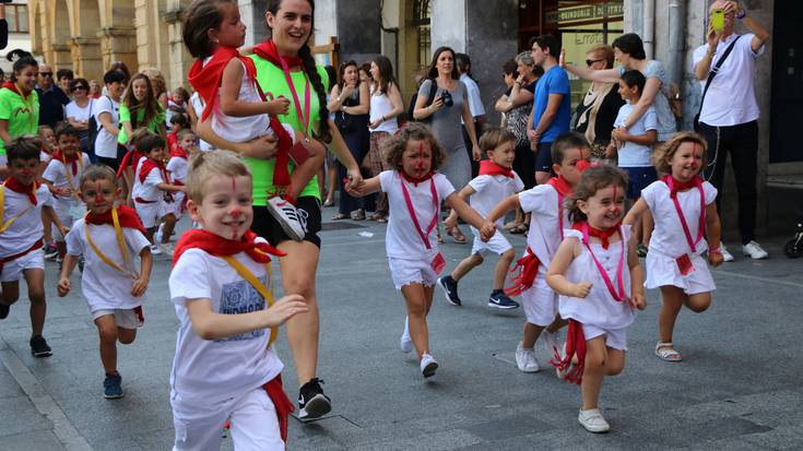 Ostiralean sanfermin txiki eguna ospatuko dute Uztaila Jolasean udalekuetako haurrek