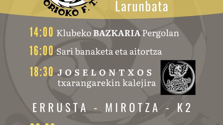 Orioko Futbol Taldearen Eguna