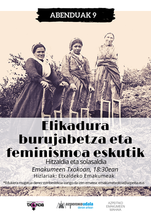 Hitzaldia: "Elikadura burujabetza eta feminismoa, eskutik"