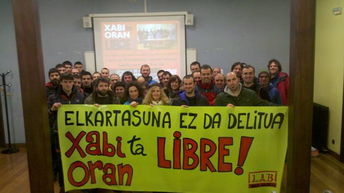 LAB sindikatuak babesa adierazi die Alegria eta Otamendi epaituei