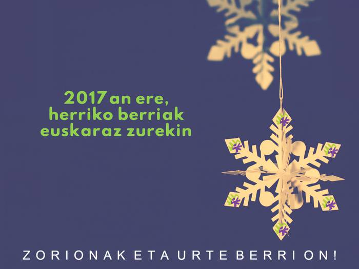 2017an ere, herriko berriak euskaraz