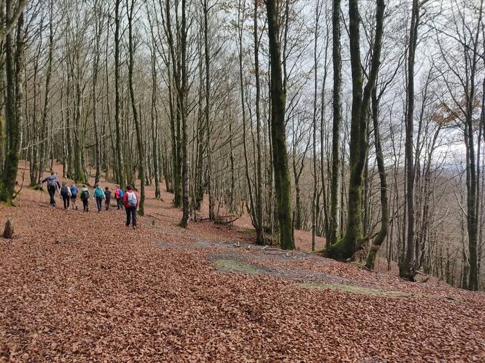 Urtarrilaren 26an Gurutxurturen urteko lehenengo irteera Guratz mendira