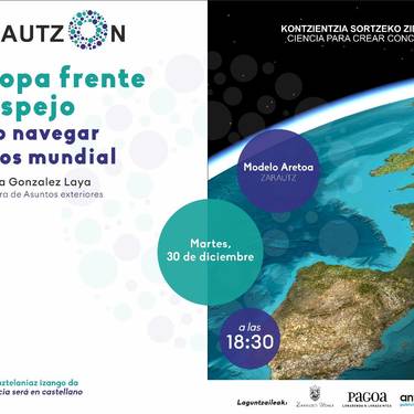 Hitzaldia: 'Europa ispiluaren aurrean: munduko kaosari nola aurre egin'