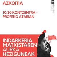 Elkarretaratzea: 'Indarkeria matxistaren aurka heziguneak indartu!'