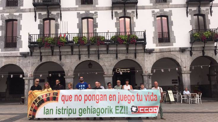 Glual Energy enpresan ostiralean izan zen lan istripua salatu du CCOO sindikatuak