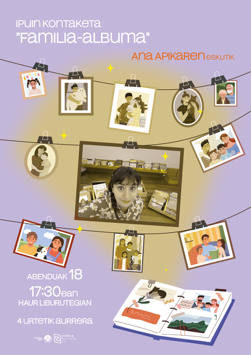 Ipuin kontaketa: Ana Apikaren 'Familia-albuma'