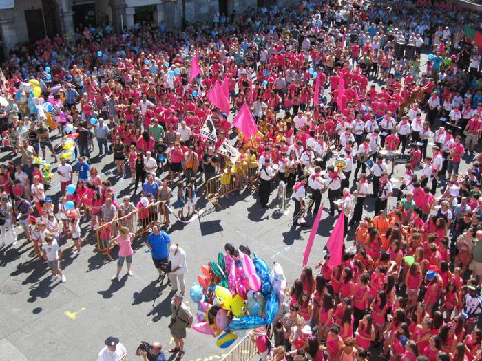 Azpeitian festa, gorputzak eutsi bitartean