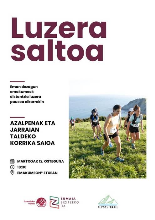 Flysch Traileko lasterketa luzea prestatzeko saioa