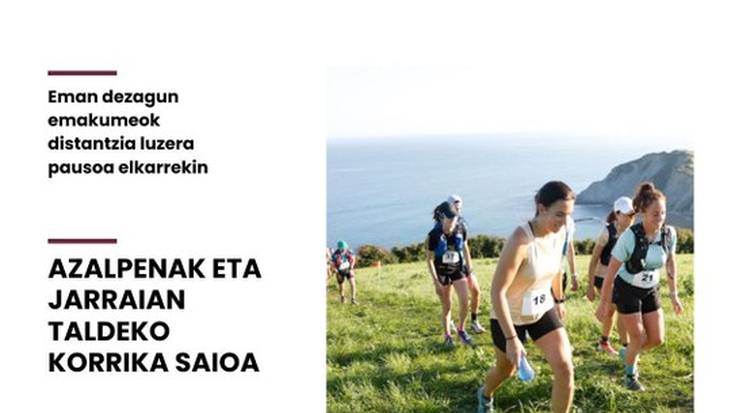 Flysch Traileko lasterketa luzea prestatzeko saioa