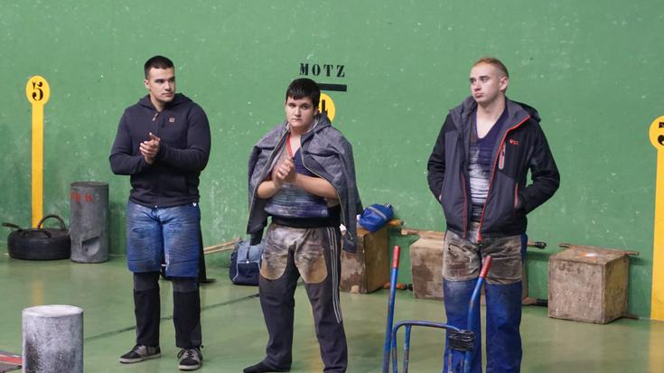 Irudietan: Euskadiko Kintopeko Harri-Jasotzaile Txapelketa