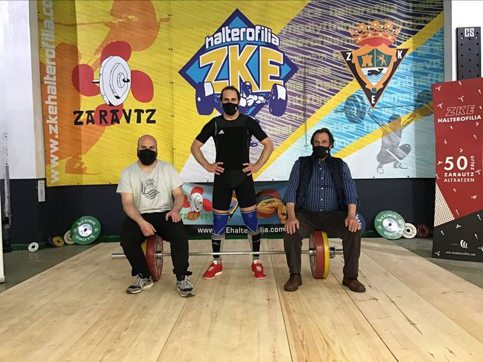 Jaizki Mendizabal seigarren izan da Munduko Halterofilia Masters Txapelketan