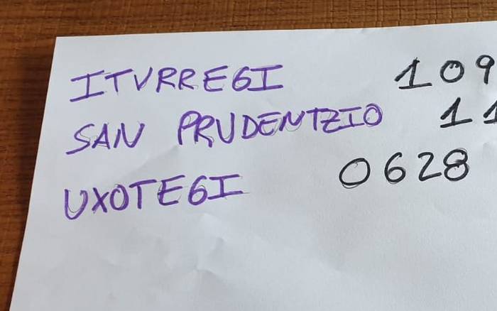 San Prudentzio eguneko zozketa egin dute