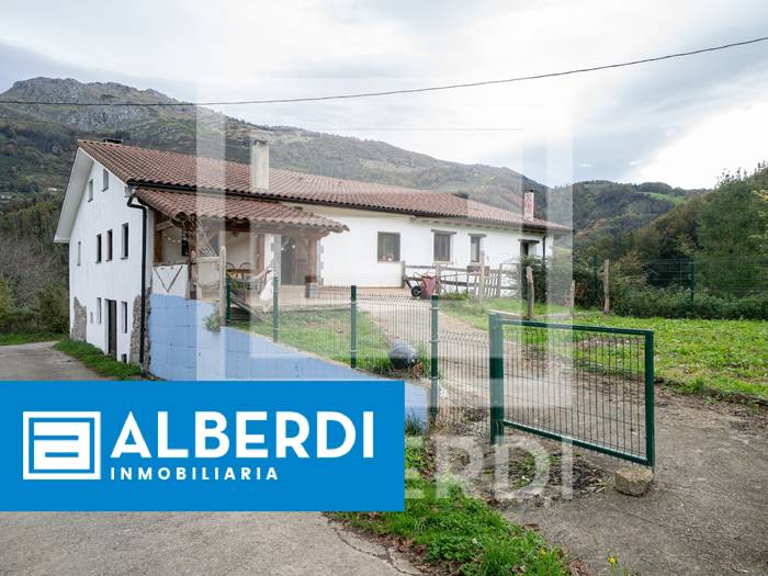 Alberdi Inmobiliaria: baserria eta lursailak salgai Errezilgo Ezama auzoan