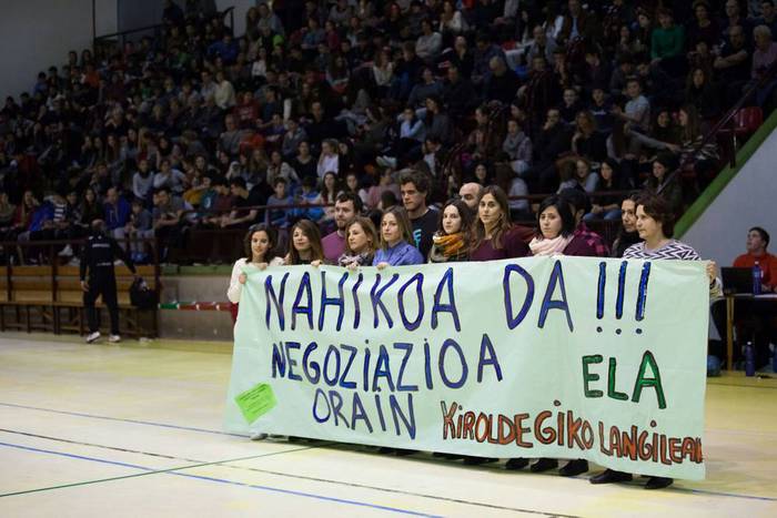 Kiroldegiko auzia: 4 lanuzte deialdi, 12 greba egun