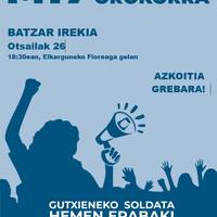 Batzar irekia: martxoaren 17ko greba orokorra prestatzeko bilera