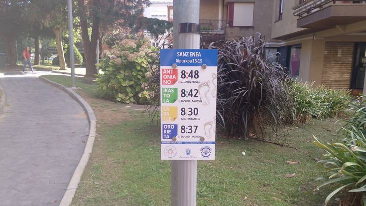 Eskola Bideak berritu eta moldatu ditu Zarauzko Udalak