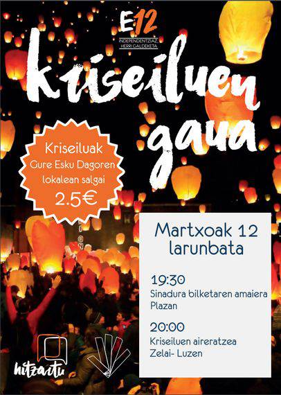 Martxoaren 12an, kriseiluen egitasmoarekin bukatuko da Hitzarturen sinadura bilketa Azpeitian