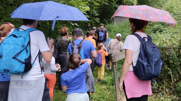 Xaguxatar Bidearen Eguna ospatu dute hainbat familiak