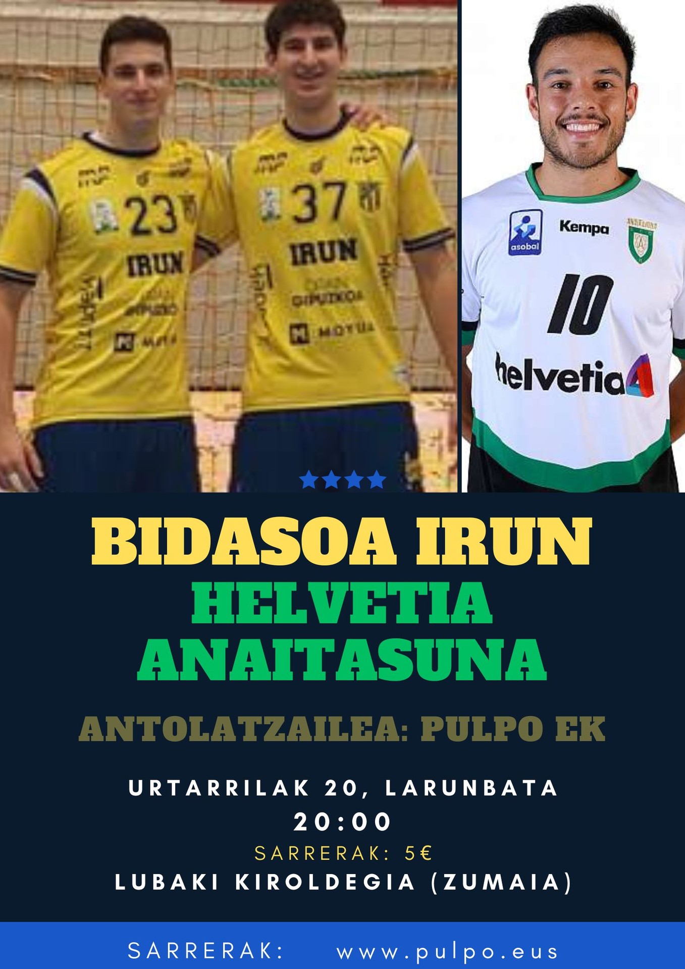 Bidasoa-Anaitasuna taldeen arteko partida izango da Zumaian