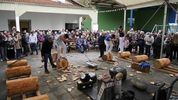 Herri kirol eta ardi mozte erakustaldiak, Matxinbentako festen menuan