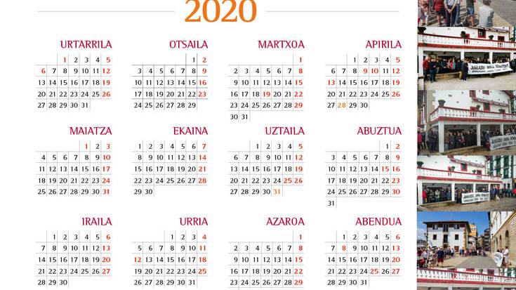 Elkarretaratzeetako argazki onenekin osatutako egutegia prestatu dute pentsiodunek