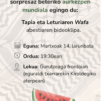 'Wafa' bideokliparen aurkezpena