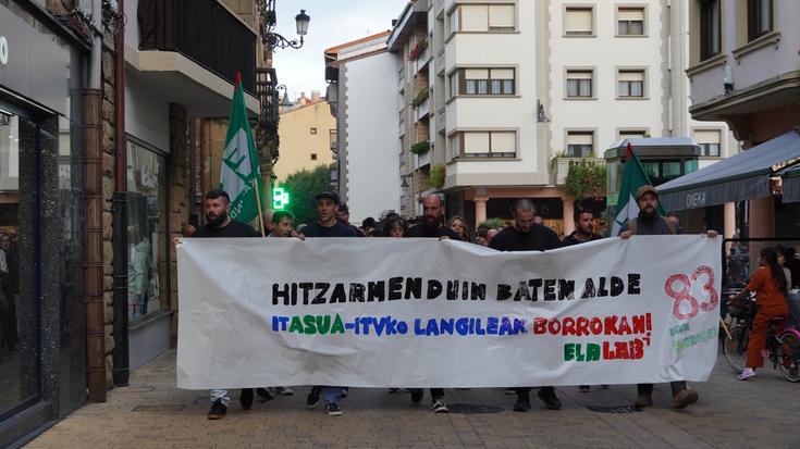 Itasua IATko langileak: "Ez gara edozein akordiorekin konformatuko"