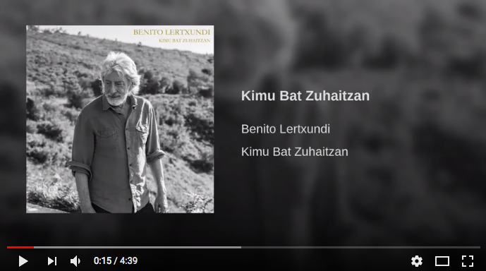 Benito Lertxundiren singlea argitaratu dute
