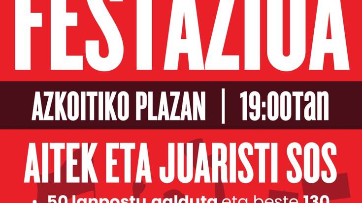 Aitekeko eta Juaristiko langileen manifestazioa