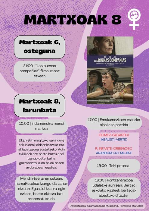 Martxoaren 8a Aizarnazabalen