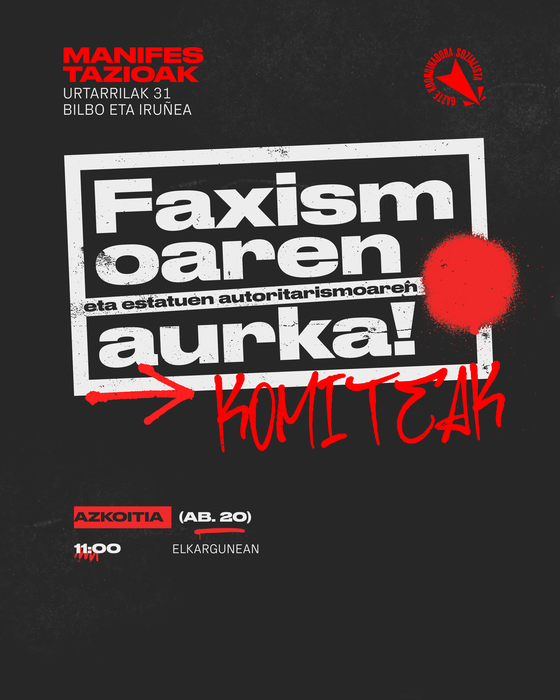 Komitea: Faxismoaren eta estatuen autoritarismoaren aurkako lehen komitea