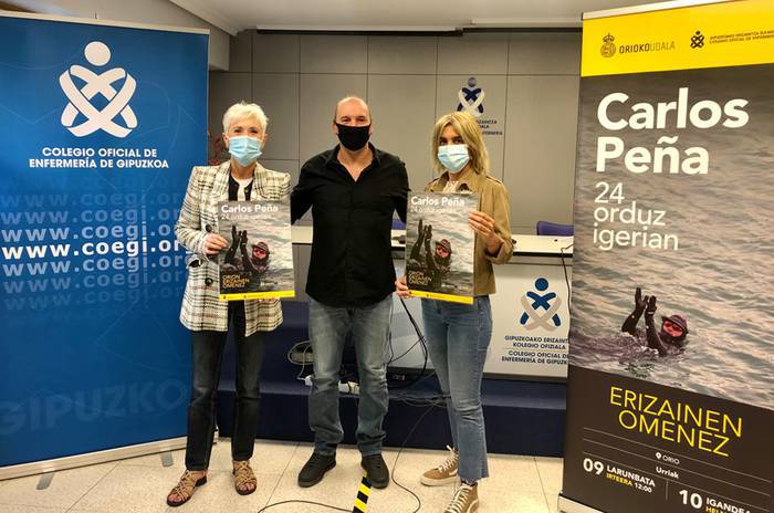 Carlos Peña igerilariak 24 orduko zeharkaldia egingo du Oria ibaian, bihar eguerdian hasita