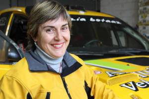 Elixabette Otegi, rallyetako kopilotua: «Kanpoan jarduten dugu,  Euskal Herrian ez delako ezer antolatzen errepidetik kanpo »