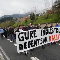 Manifestazioa: Sidenor enpresako Azkoitiko langileek