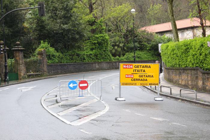 Zarautz eta Getaria arteko errepidea erabat itxiko dute ostiral goizean