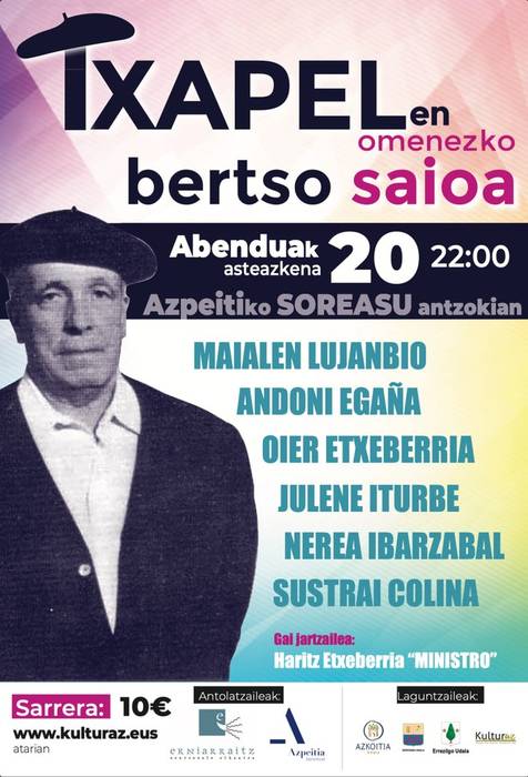 Txapelen omenezko bertso saioa