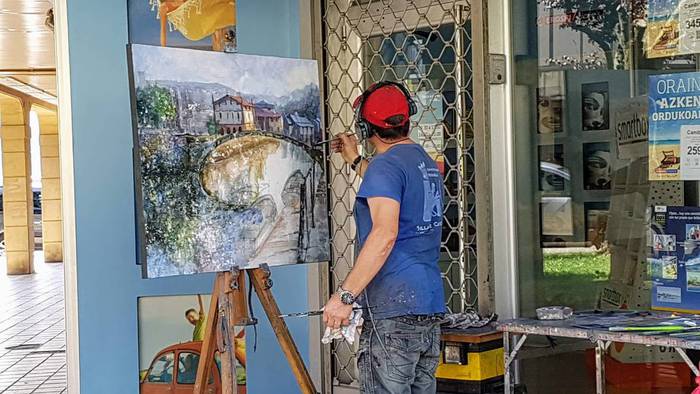 Kaleko Pintura Lehiaketa berrartu dute Zumaian